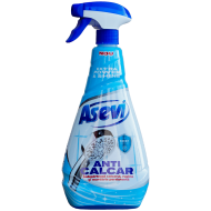 Solutie anticalcar pentru baie cu pulverizator 750 ml Asevi